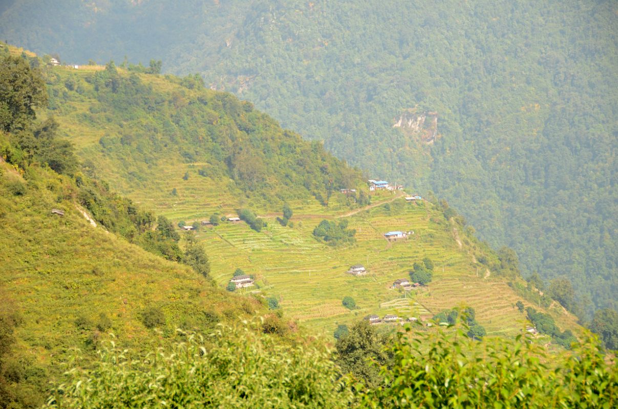 17 Looking Down On A Trail From Near Chomrong On The Way From Ghorepani 